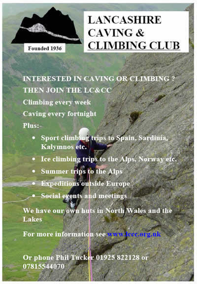 caving and climbing